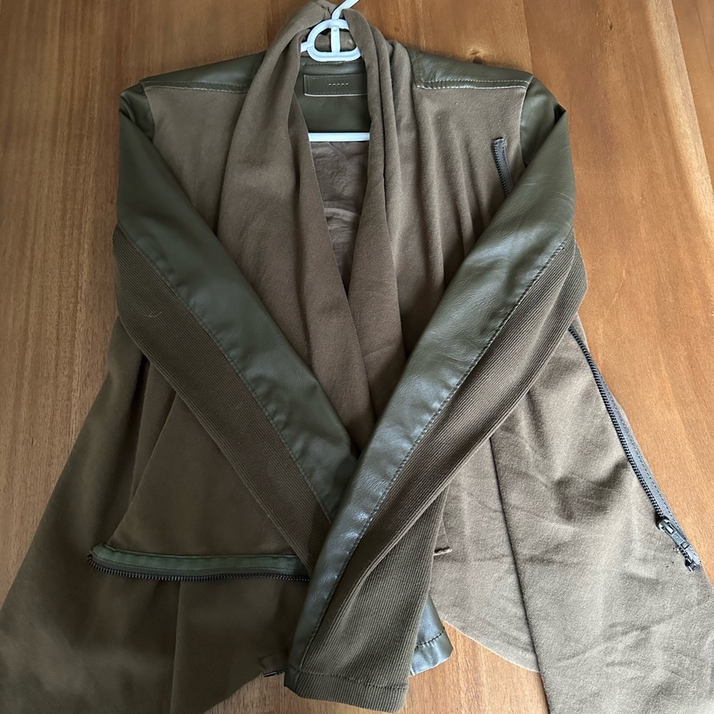 BLANK NYC Green Jacket XS
